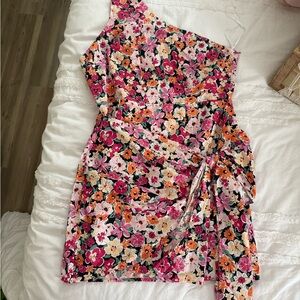 Lulu's Pink Floral Dress